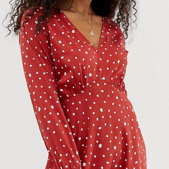 Long Sleeve Tea Dress - Picture 3 of 4